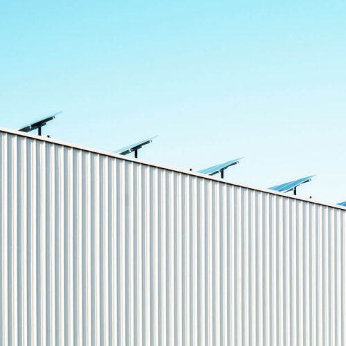 Solar Heaters On Roof Top